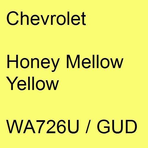 Chevrolet, Honey Mellow Yellow, WA726U / GUD.